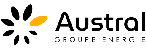 Logo Austral Groupe Énergie, expert en solutions photovoltaïques et énergies renouvelables