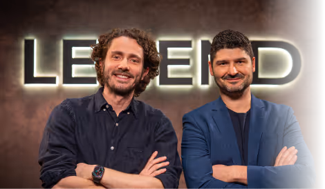 Guillaume Pley (Host Legend) and Loic Brotons (co-founder and CEO Galeon) together