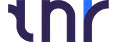 Logo with stylized lowercase letters 'thr' in dark blue and purple.