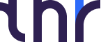 Logo with stylized lowercase letters 'rhr' in dark purple and blue colors.