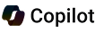 Logo of Copilot with multicolored stylized letter C.