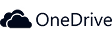 Microsoft OneDrive cloud storage service logo.