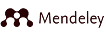 Mendeley logo with stylized connected dots forming a network above the company name.