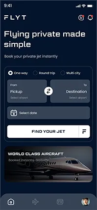 A cell phone with a plane on the screen.