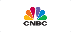 The nbc logo on a gray background.