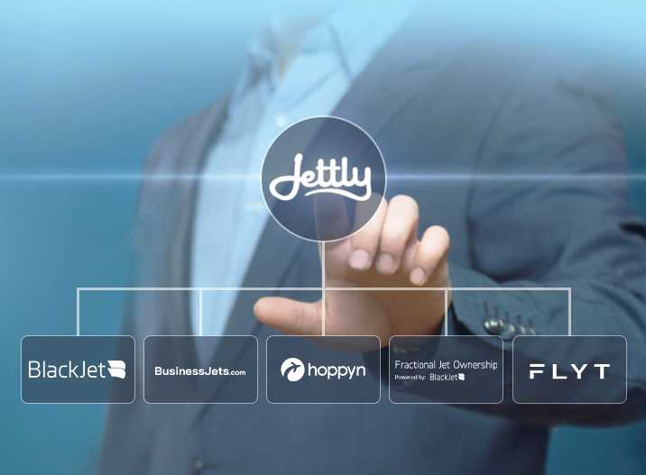 A man in a business suit pressing a button.