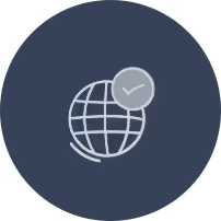 A globe with a clock on top of it.