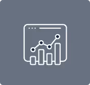 A white line graph on a gray background.