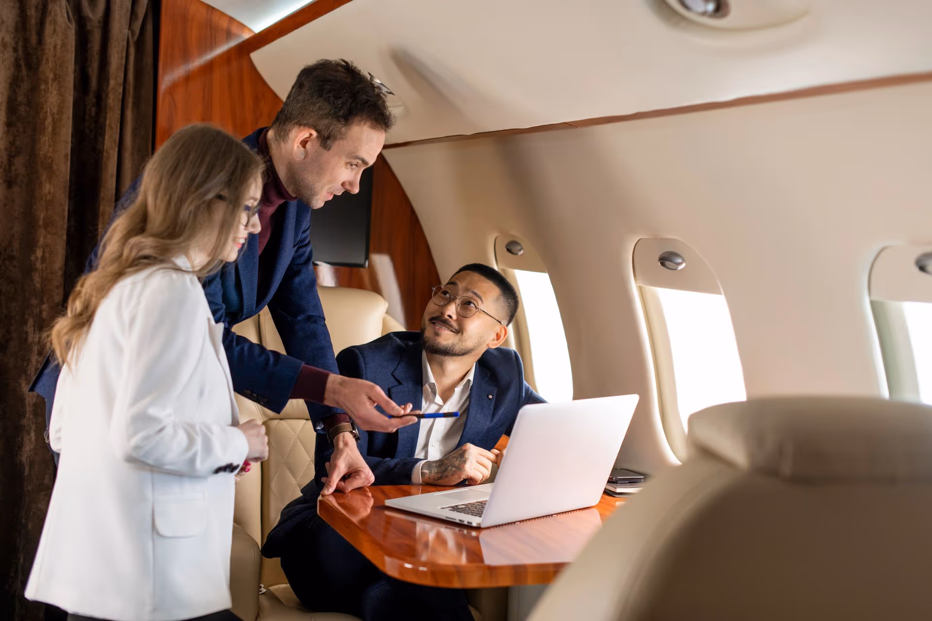 flying in aircraft