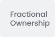 A white background with the words fractional ownership.