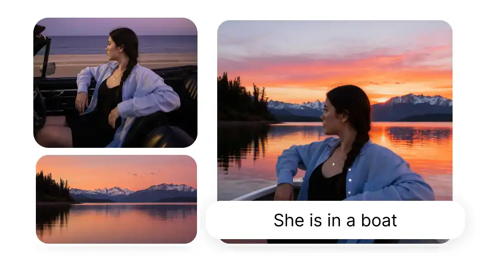 Combine photos with AI in Overchat