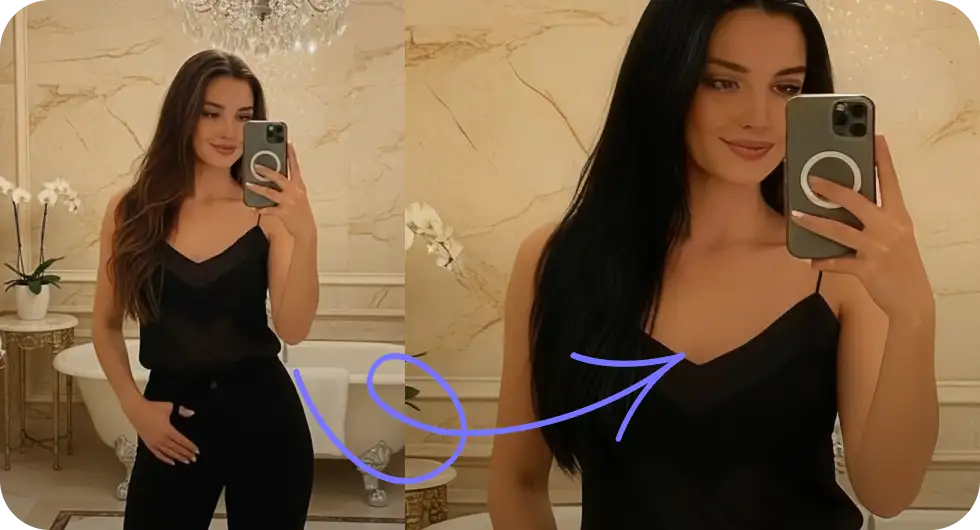 AI hair color changer online