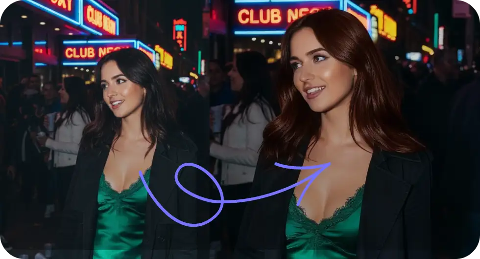 AI hair color changer online