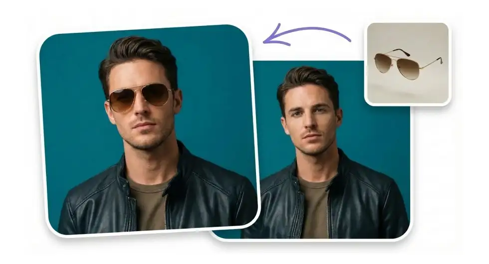Overchat AI virtual try on glasses software