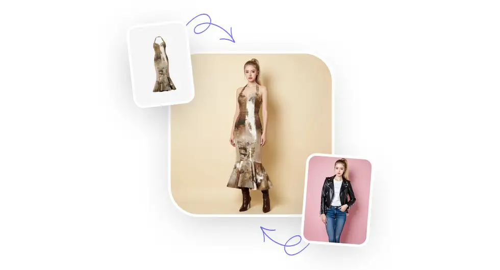 Try on clothes online on Overchat AI