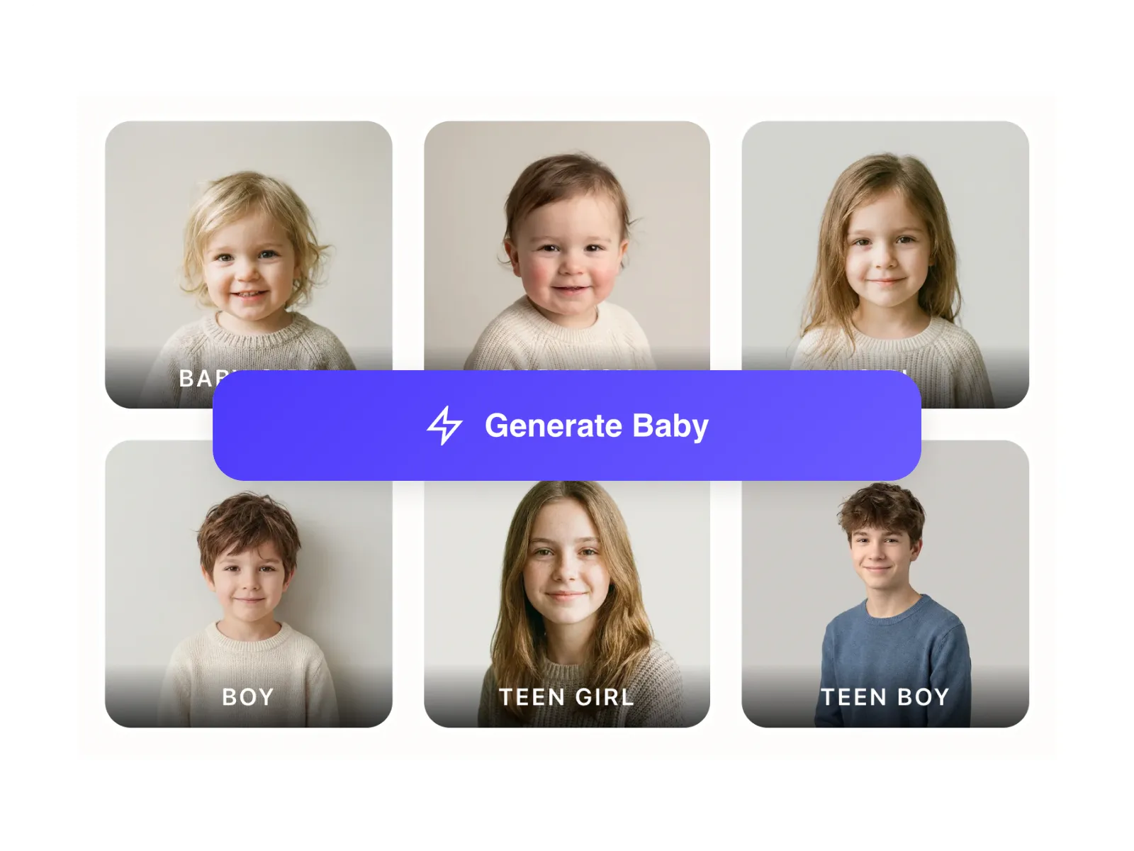 Predict your future baby's face instantly with AI