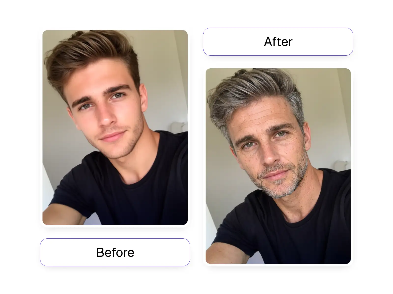 Predict your future face instantly with AI