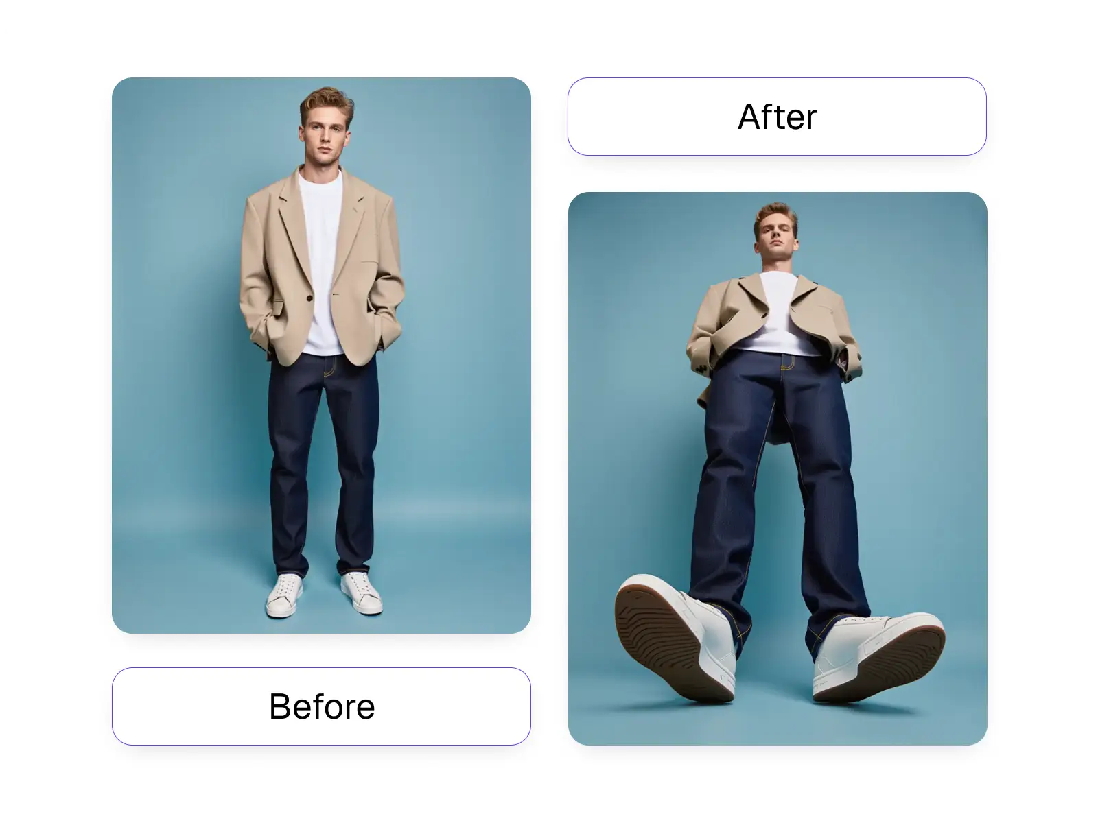 AI-generated multiple angle views
