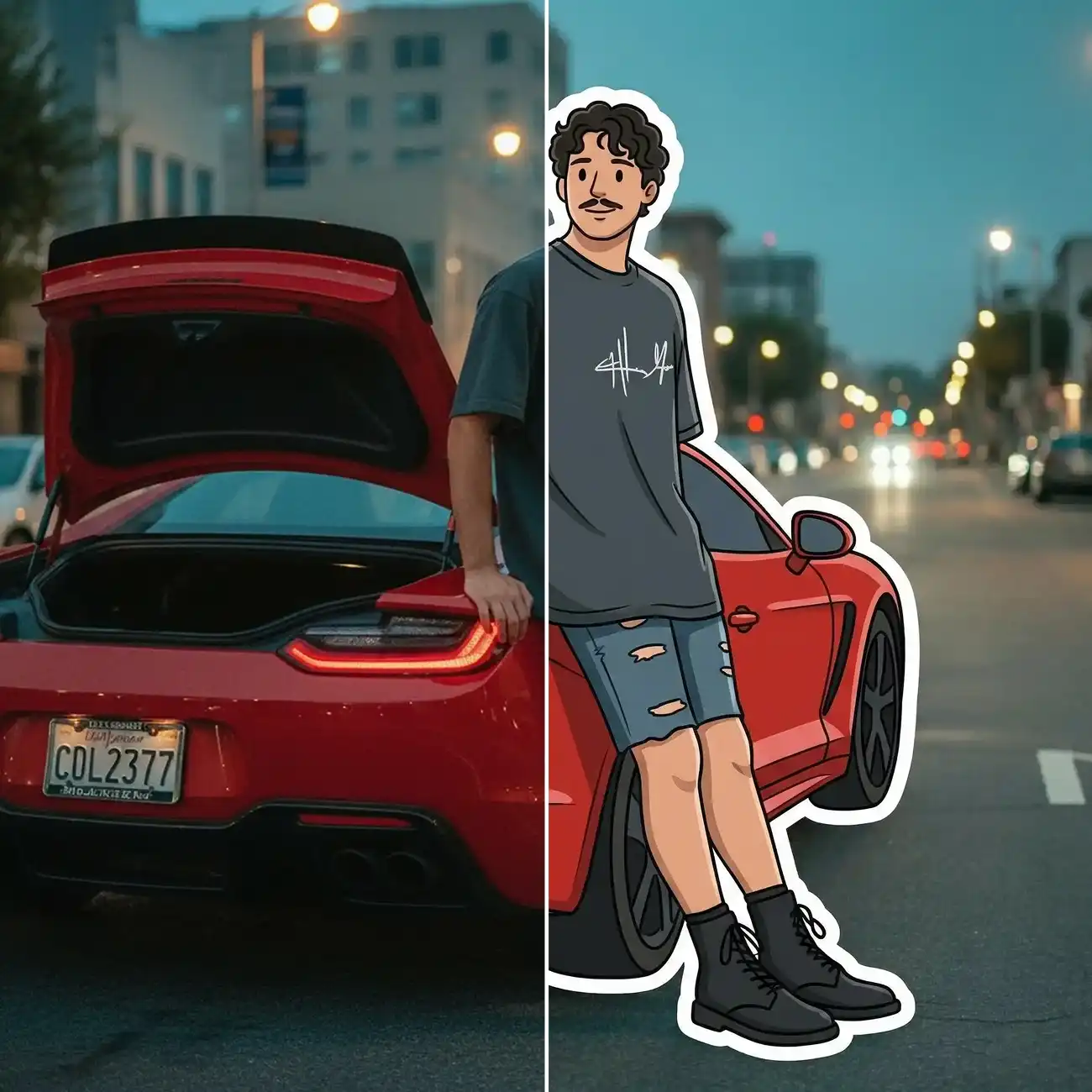 Overchat AI sticker generator