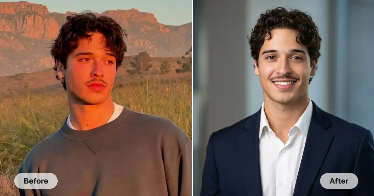 AI LinkedIn Photo Example