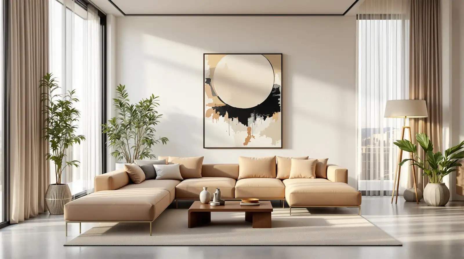 AI interior design preview