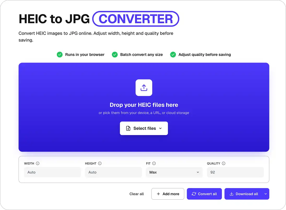 HEIC to JGP converter on Overchat AI