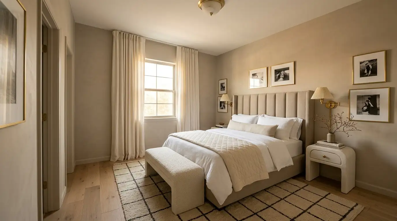 Redesigned Japandi bedroom