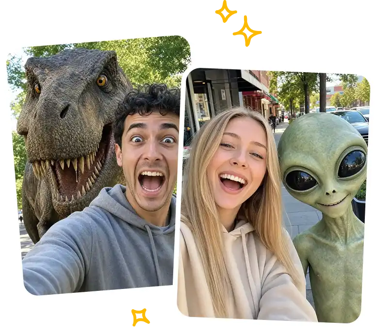 Overchat AI selfie generator result