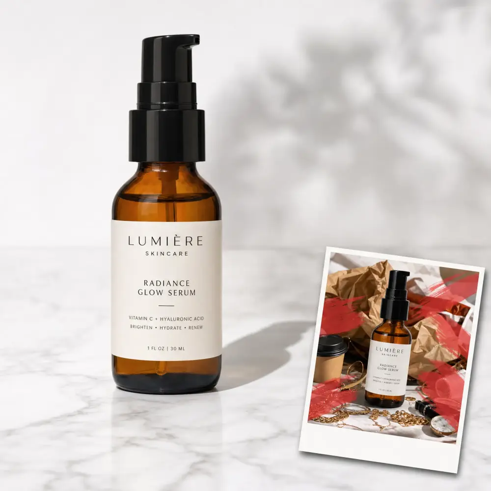 Product photo with background clutter removed by AI