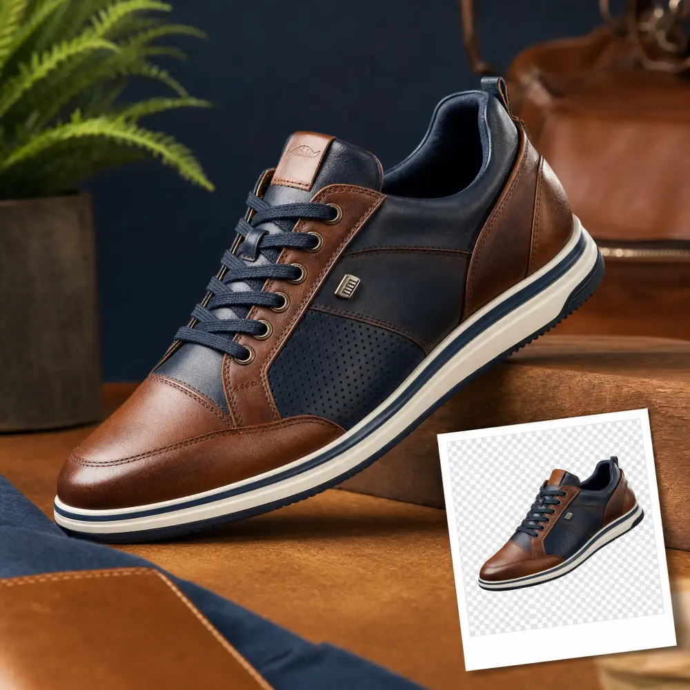 Product photo with the background removed to a transparent PNG