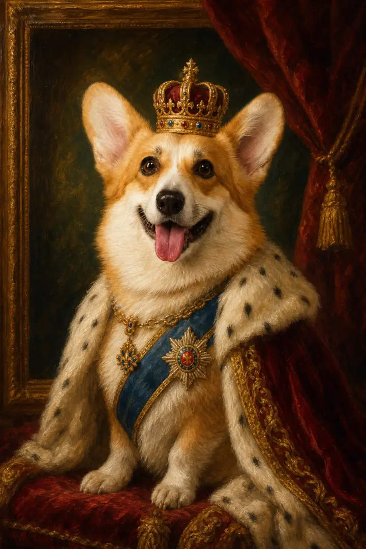Royal Oil Painting style
