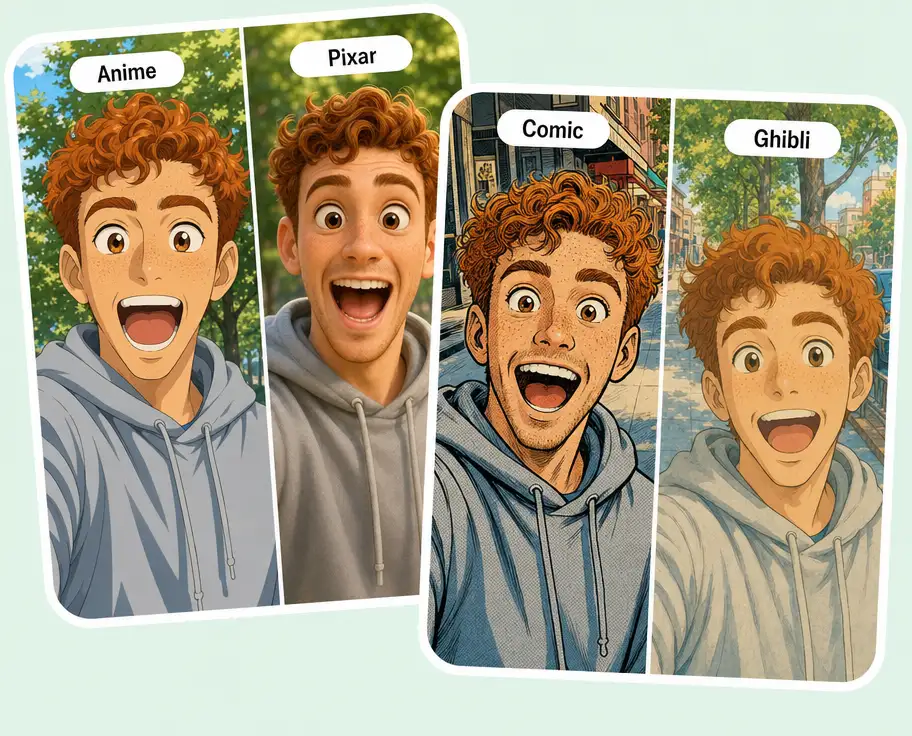 Overchat AI face shape detector glasses and haircut