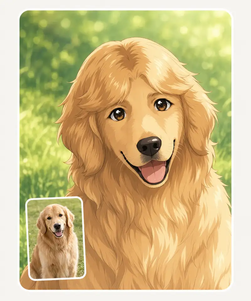 Overchat AI anime pet generator