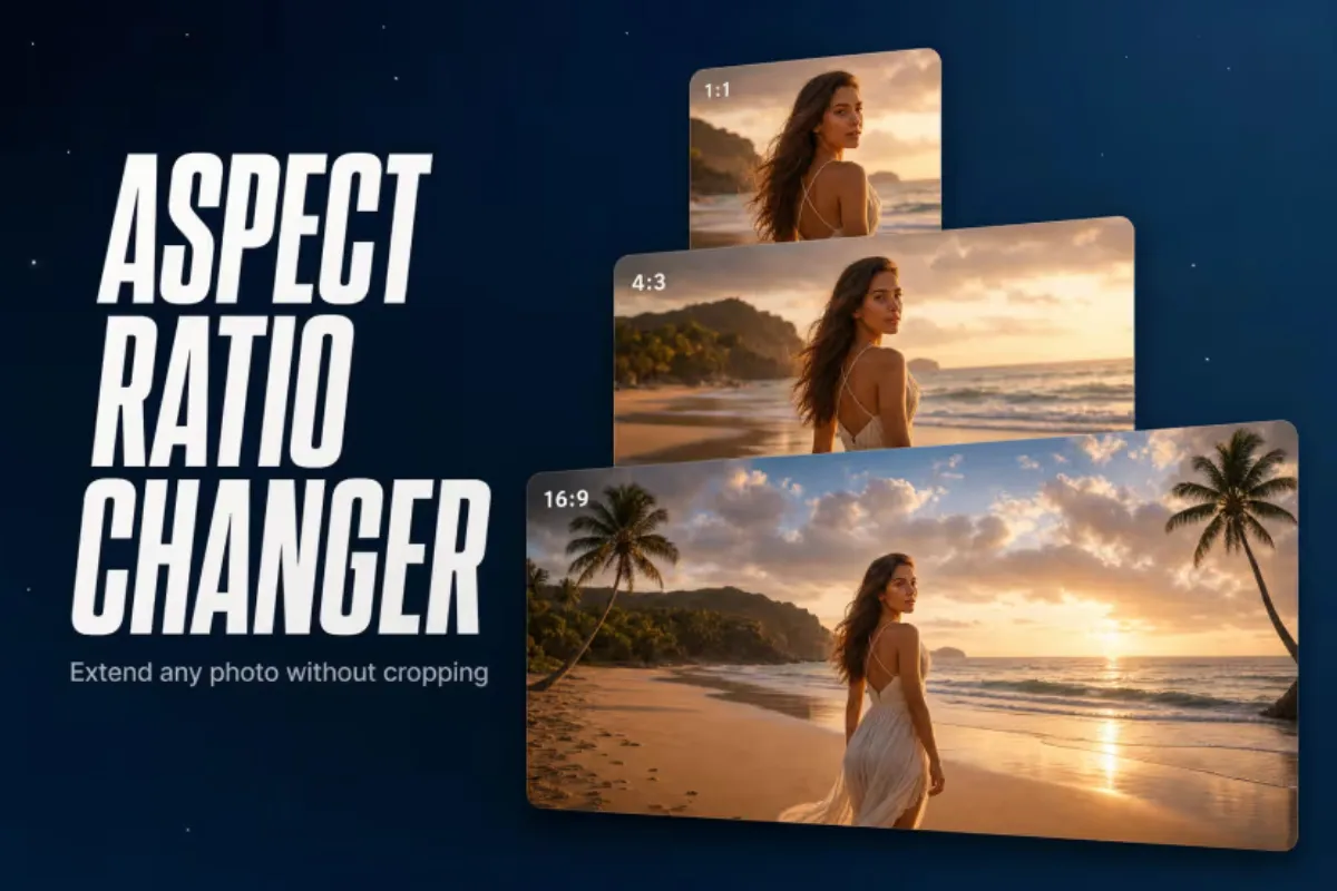 Aspect Ratio Changer — extend any photo without cropping