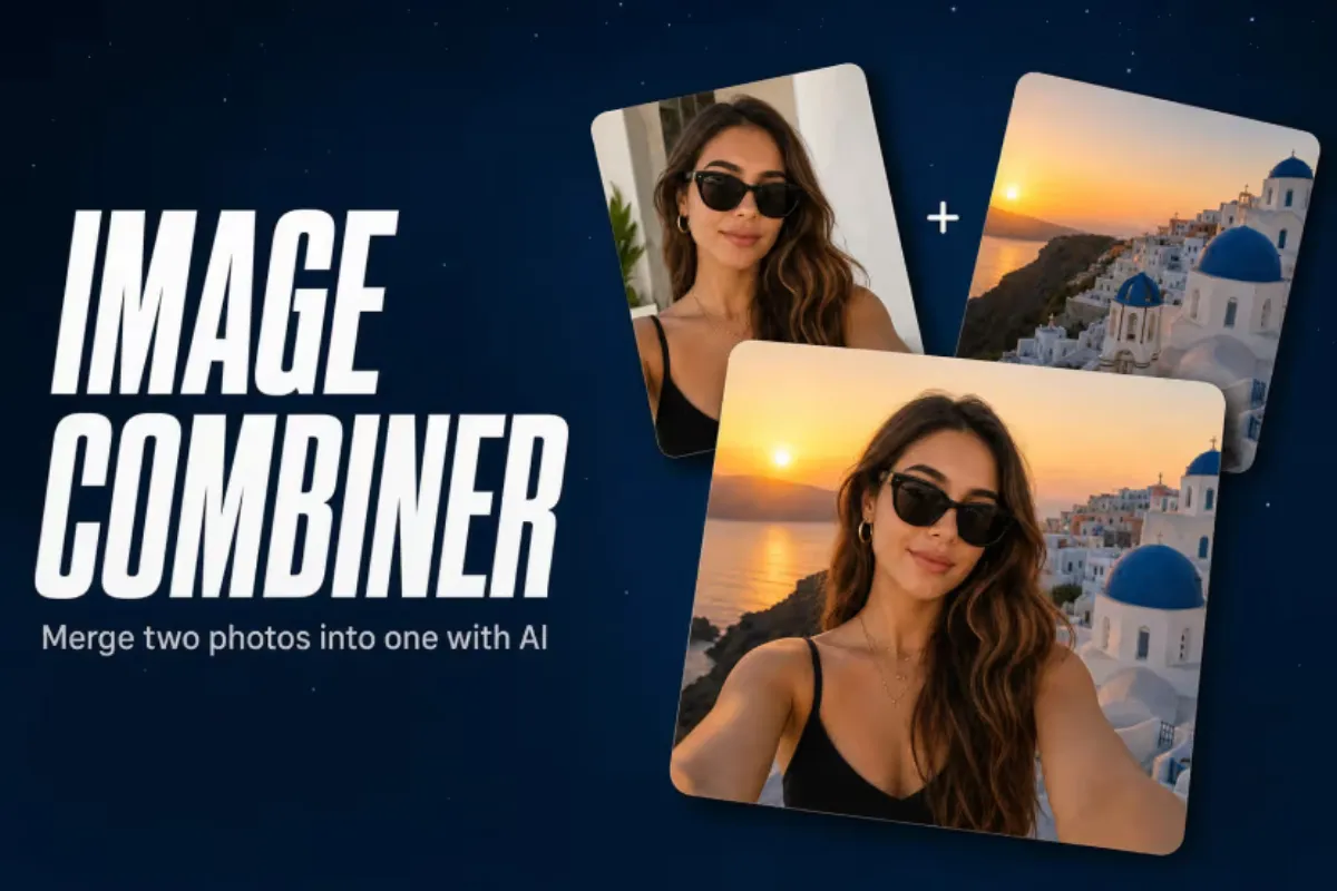 AI Image Combiner — merge two photos into one with AI