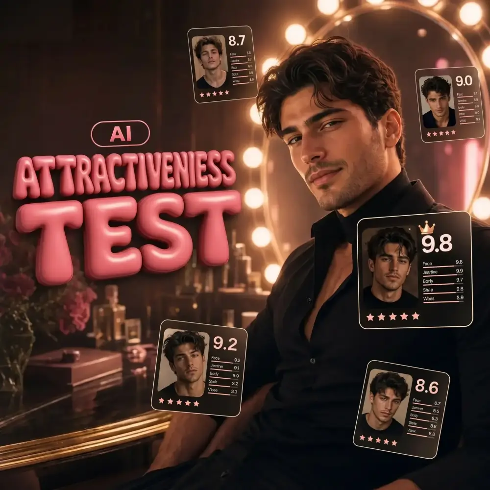 AI Attractiveness Test — upload a photo and get your AI attractiveness score