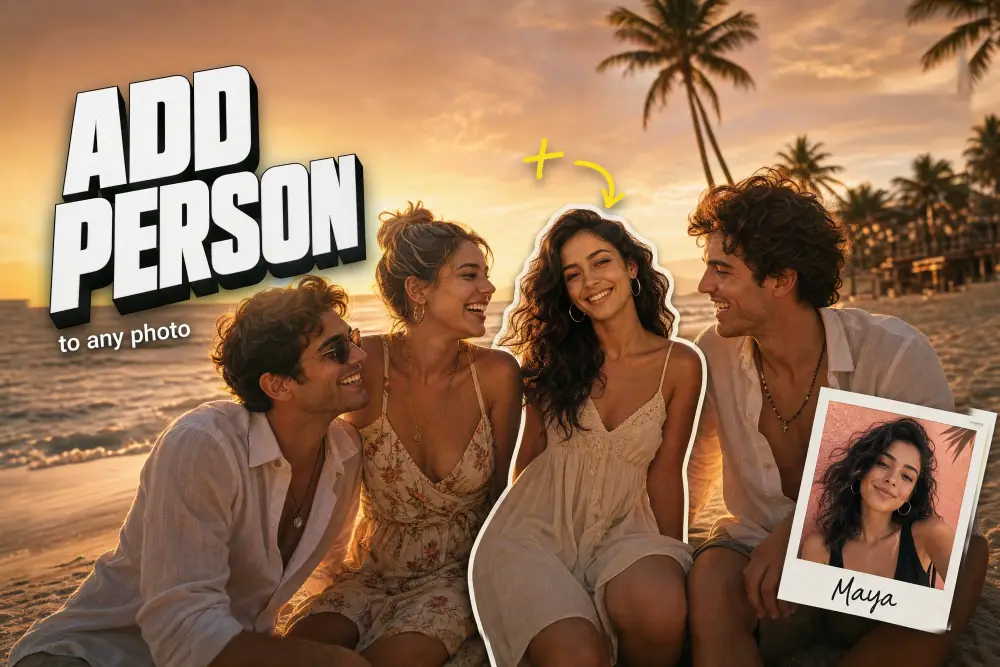 Add Person to Photo — seamlessly add anyone to your photos