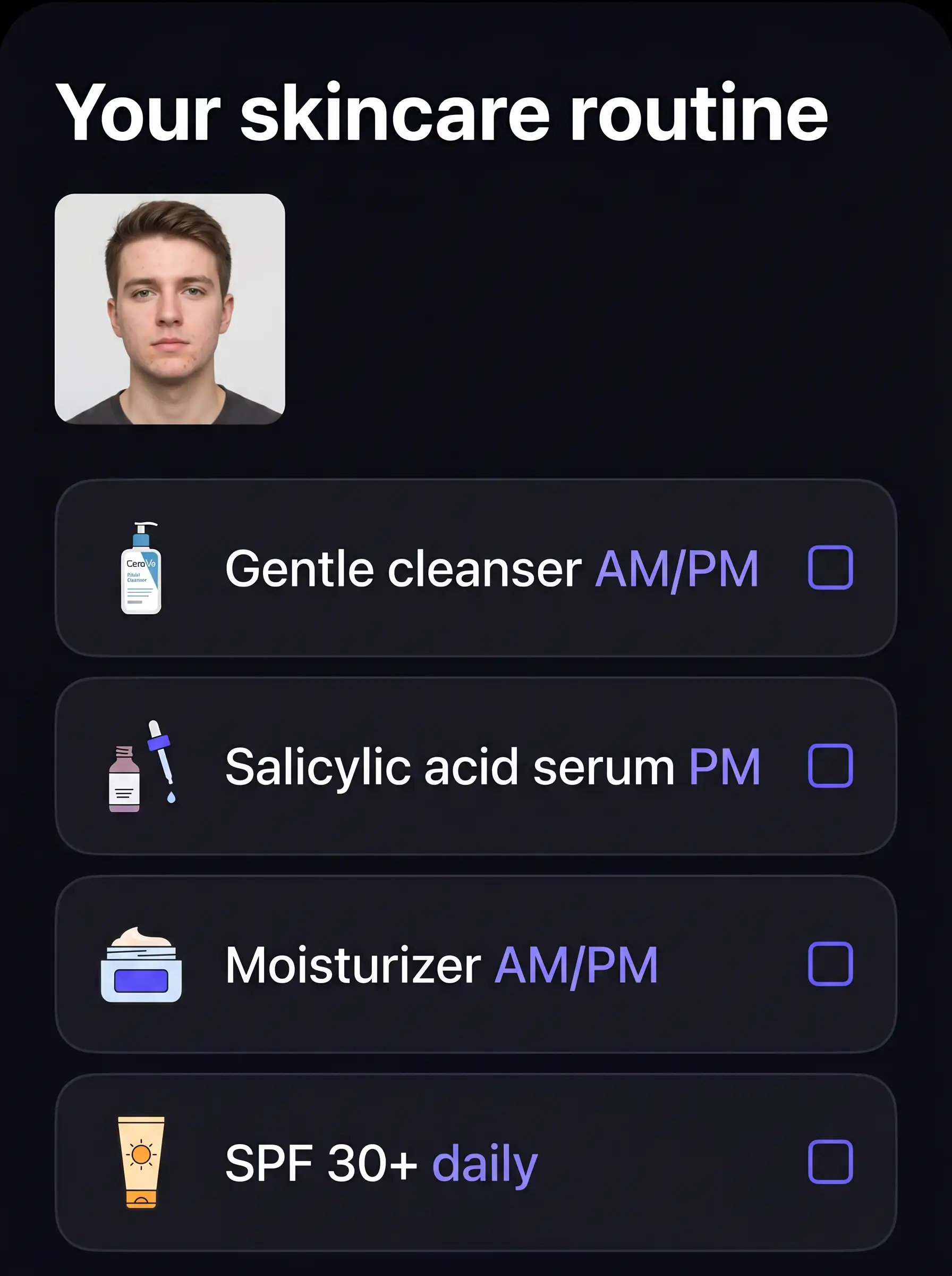 Overchat AI looksmax skincare advice