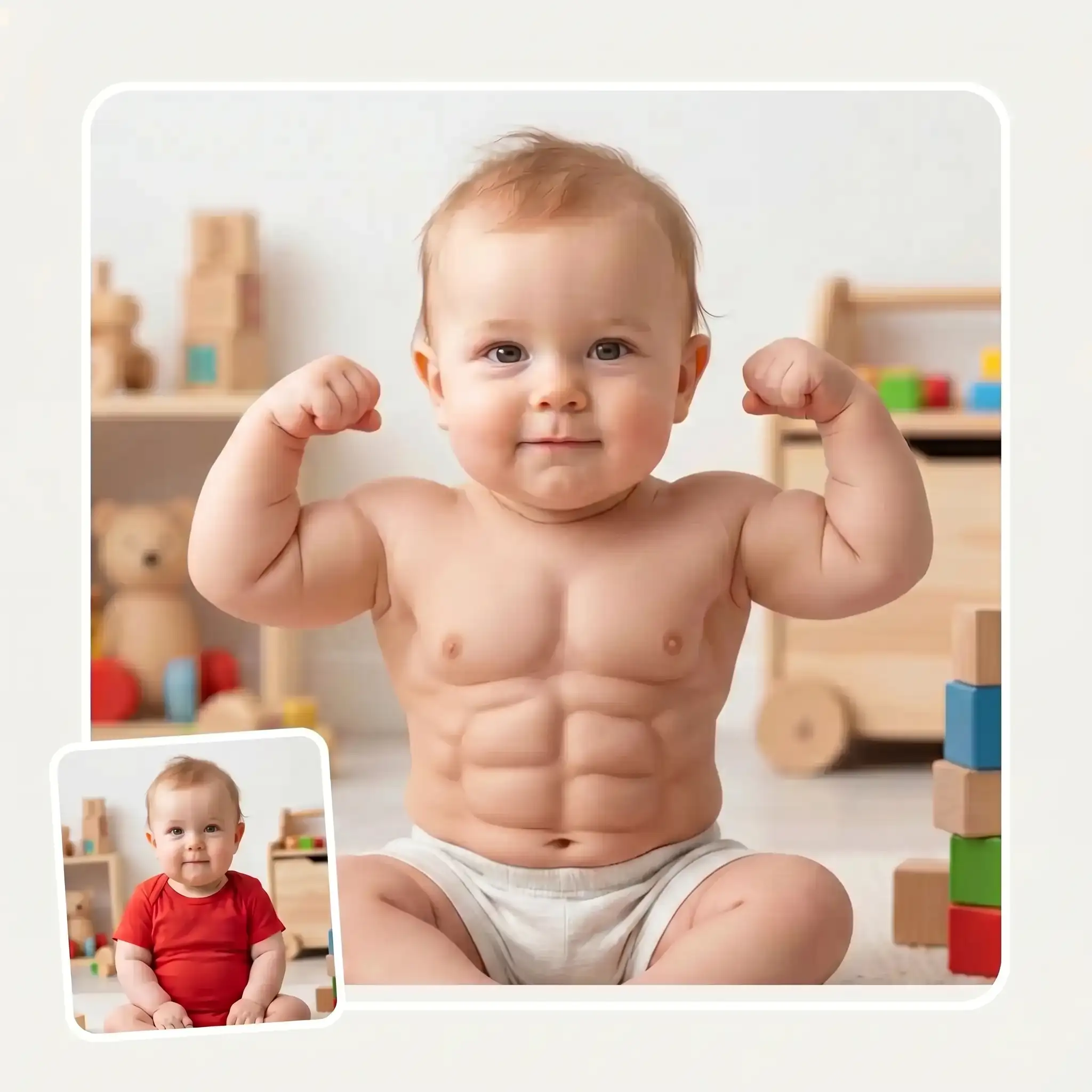 Overchat AI muscle generator and video maker