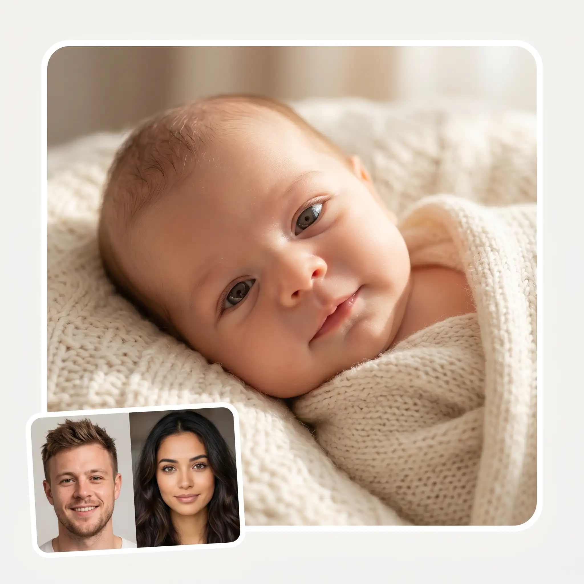 Predict your future baby's face instantly with AI
