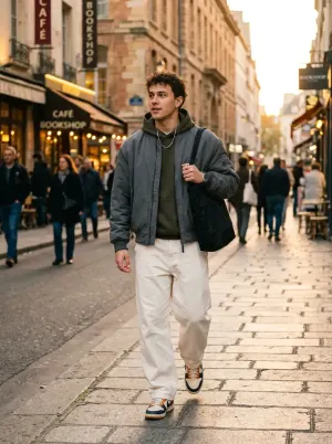 Original outfit photo before rating