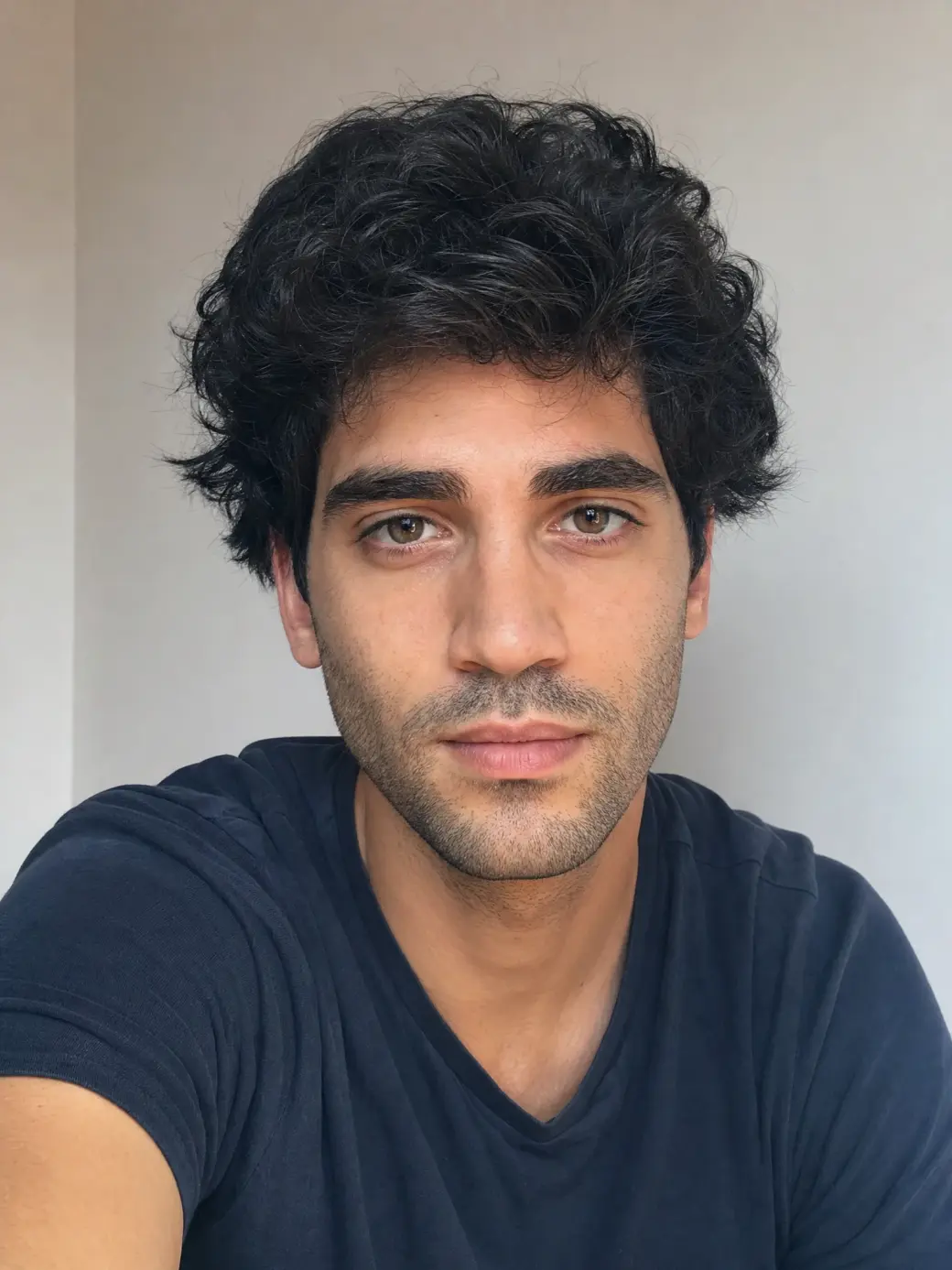 Original photo, before the bald filter