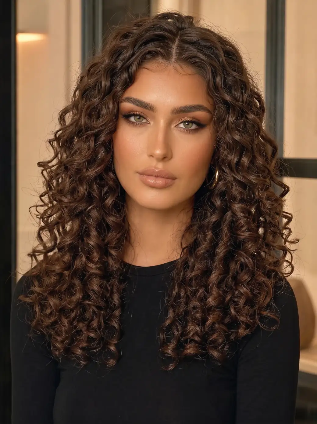 Same person with an AI-generated perm