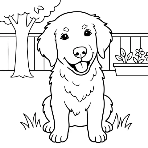 Classic coloring page style preview