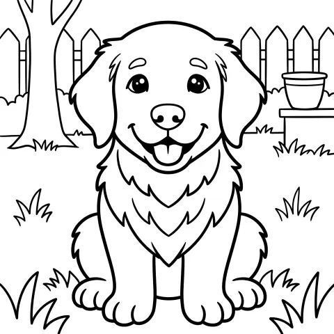 Cartoon coloring page style preview