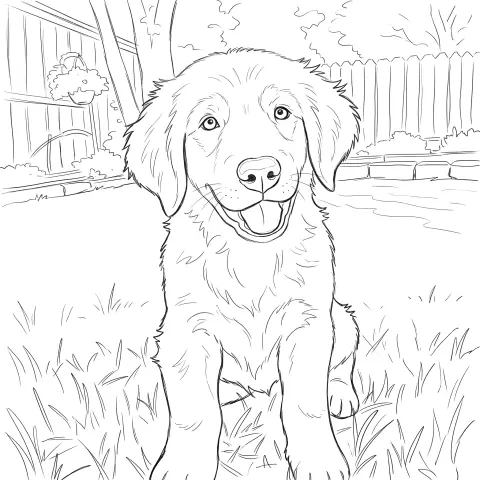 Sketch coloring page style preview