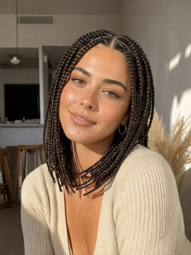 Box braids — example result