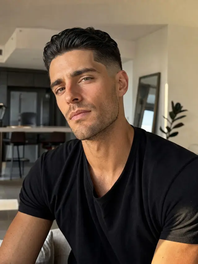 Low taper fade — example result