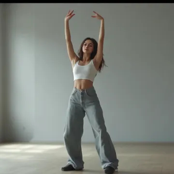Source clip 1 — a dancer in a studio
