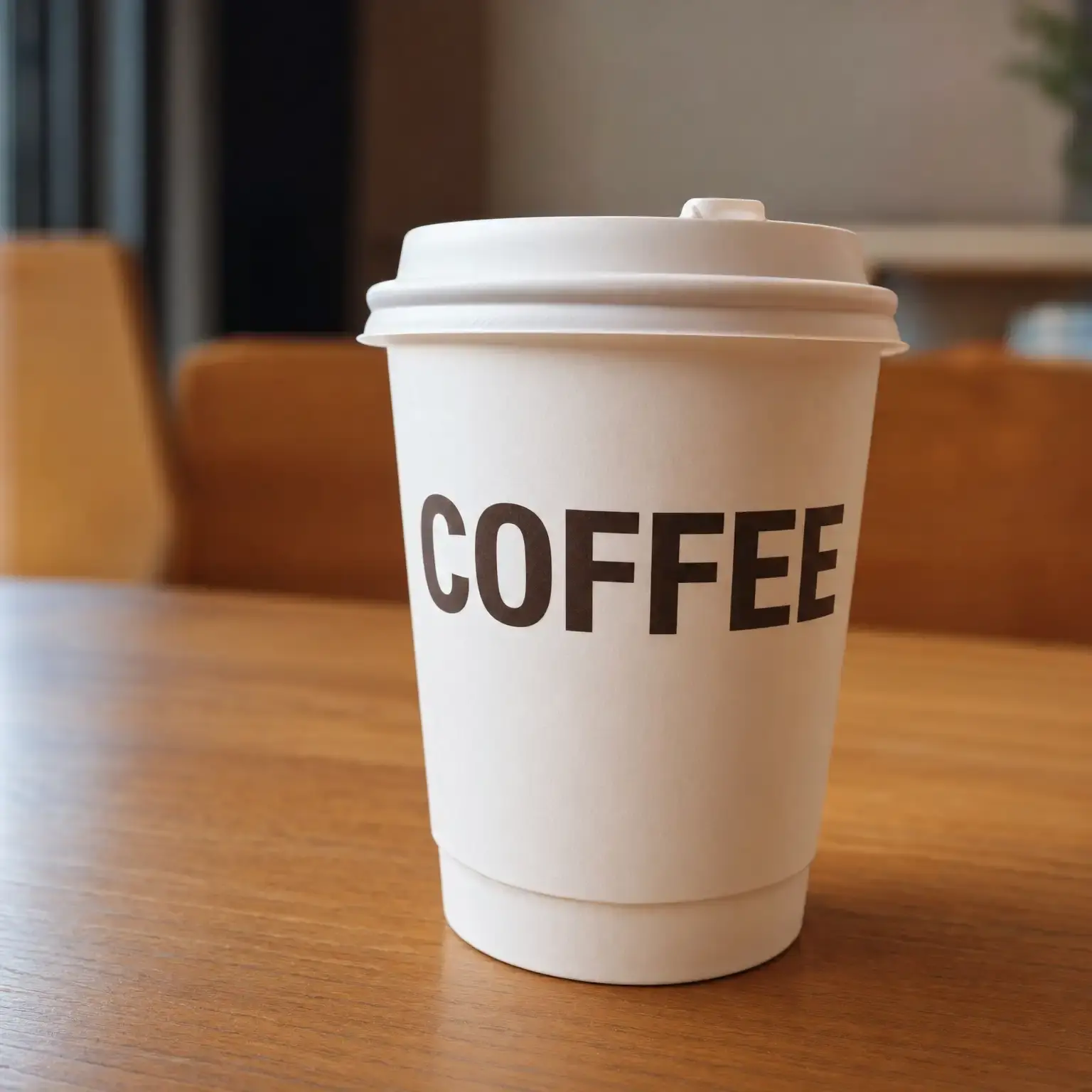 Sample photo: cup with printed text